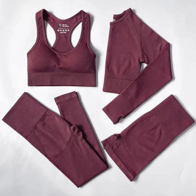 Conjunto Fitness Feminino - FlexiChic 4 em 1