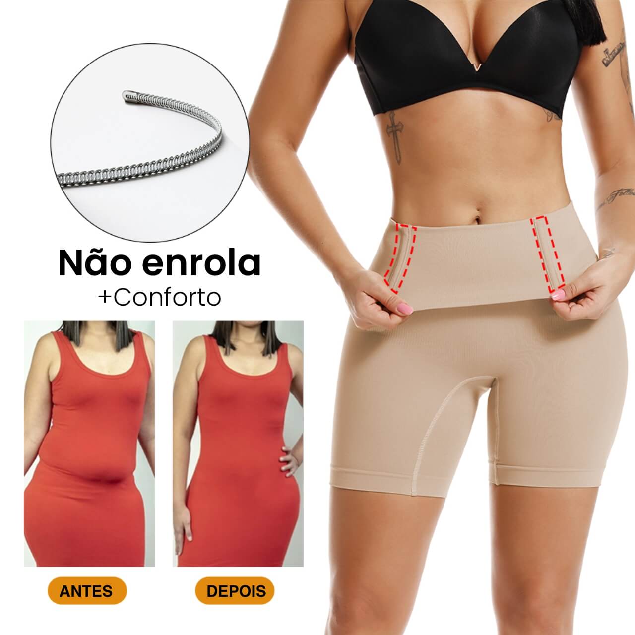 Cinta Shape Fit™ - Efeito Lipo Pro: Modela e Reduz Medidas [Pague 1 Leve 2]