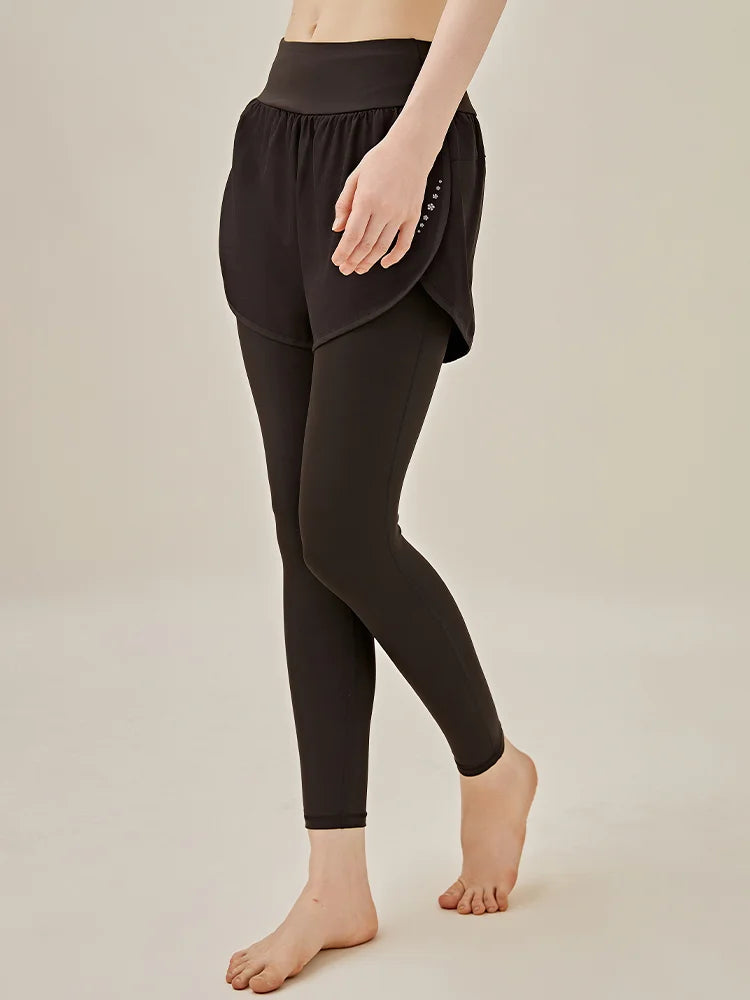 Calça Legging Com Saia