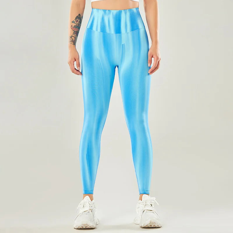 Calça Legging Fitness Feminina tie-dye