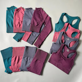 Conjunto Fitness Feminino - FlexiChic 4 em 1